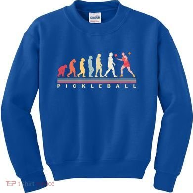 Pickleball Evolution Gift Kids Sweatshirt