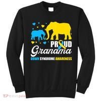 Proud Elephant Grandma Down Syndrome Awareness T21 Sweatshirt thumb 0