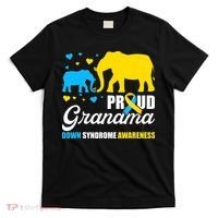 Proud Elephant Grandma Down Syndrome Awareness T21 T-Shirt thumb 0