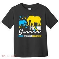 Proud Elephant Grandma Down Syndrome Awareness T21 Toddler T-Shirt thumb 0