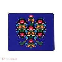 Polish Eagle Gift Poland Wycinanki Emblem, Polish Folk Art Fest Gift Mousepad thumb 0