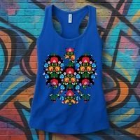 Polish Eagle Gift Poland Wycinanki Emblem, Polish Folk Art Fest Gift Women's Tank Top thumb 3