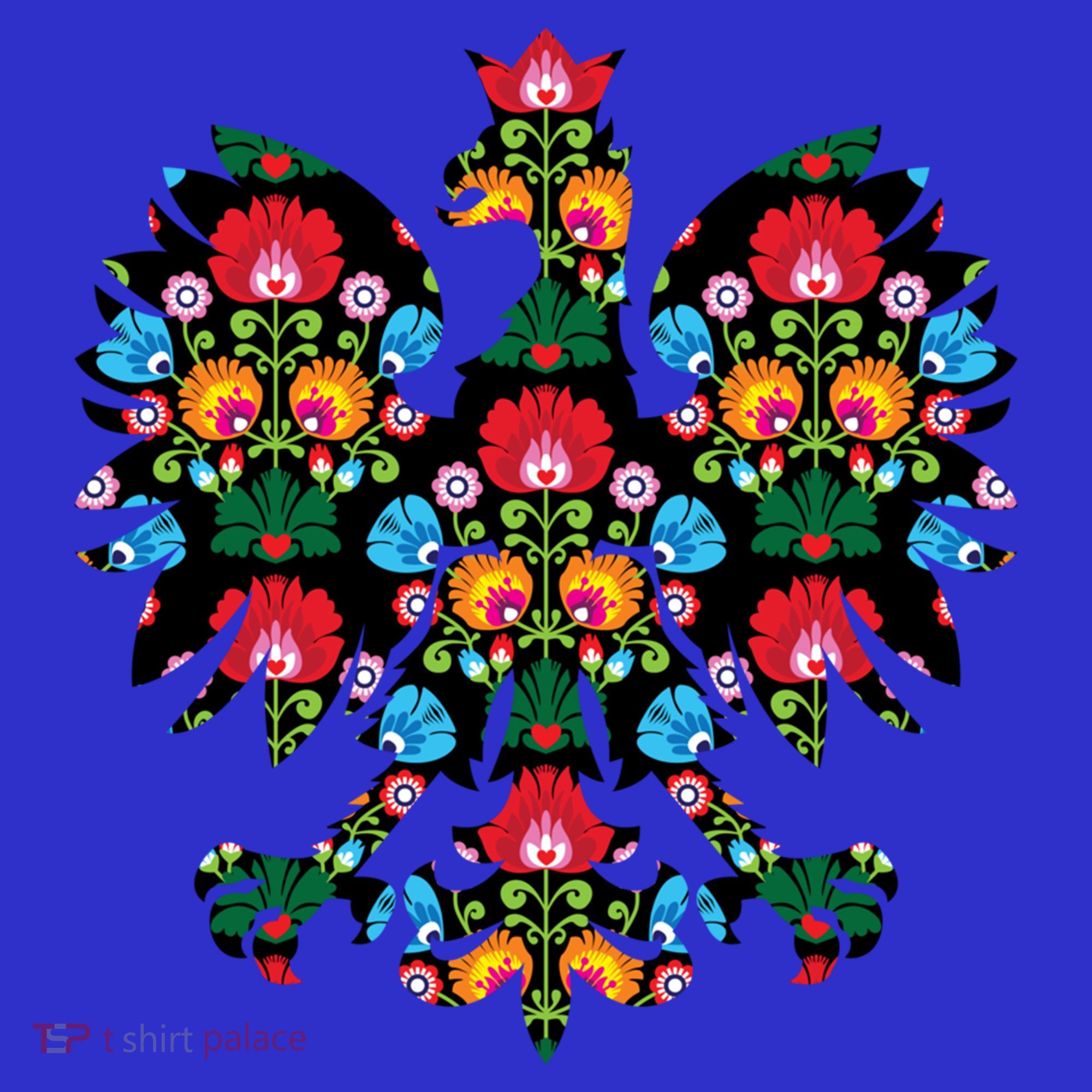 Polish Eagle Gift Poland Wycinanki Emblem, Polish Folk Art Fest Gift Women's Tank Top