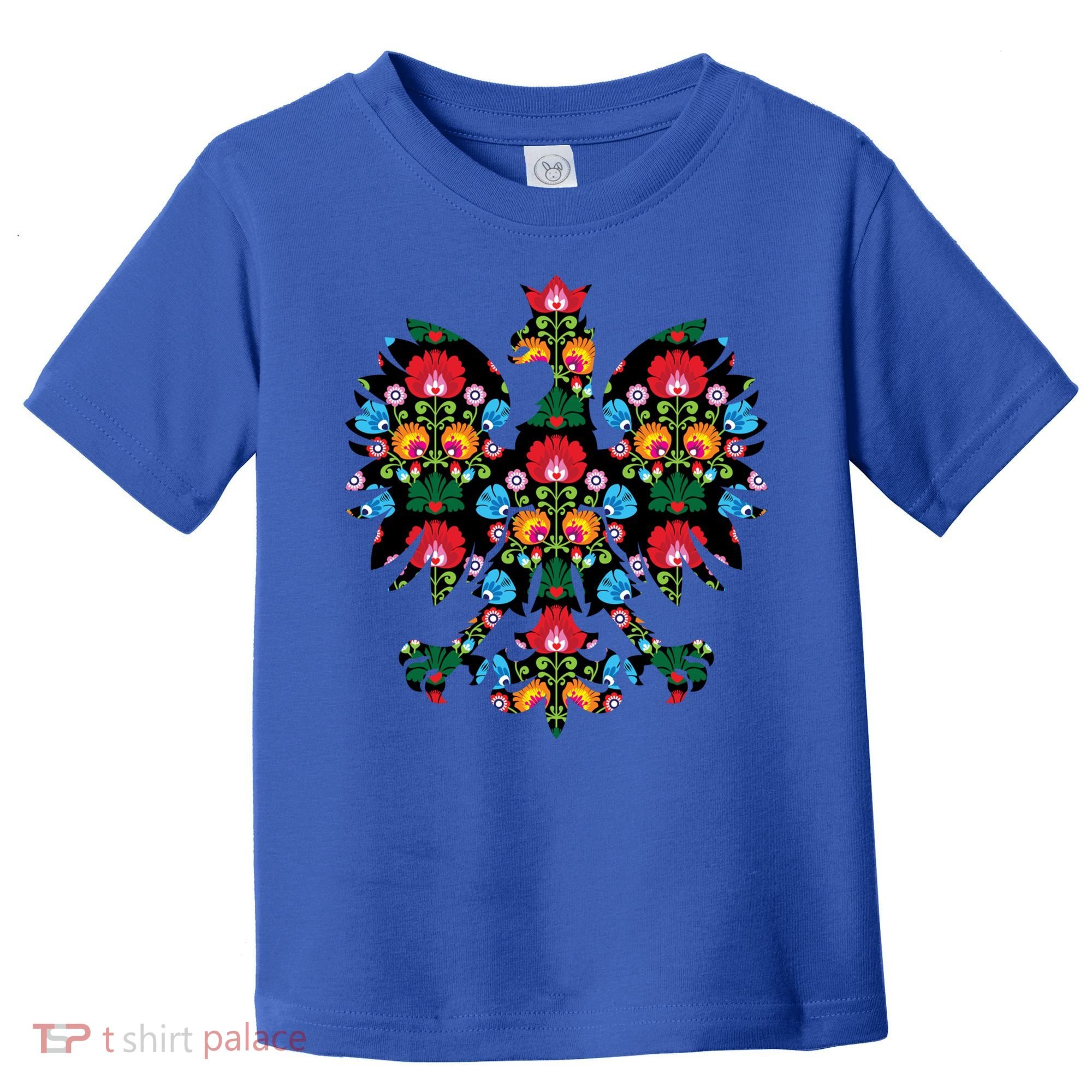 Polish Eagle Gift Poland Wycinanki Emblem, Polish Folk Art Fest Gift Toddler T-Shirt