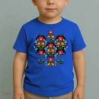 Polish Eagle Gift Poland Wycinanki Emblem, Polish Folk Art Fest Gift Toddler T-Shirt thumb 2