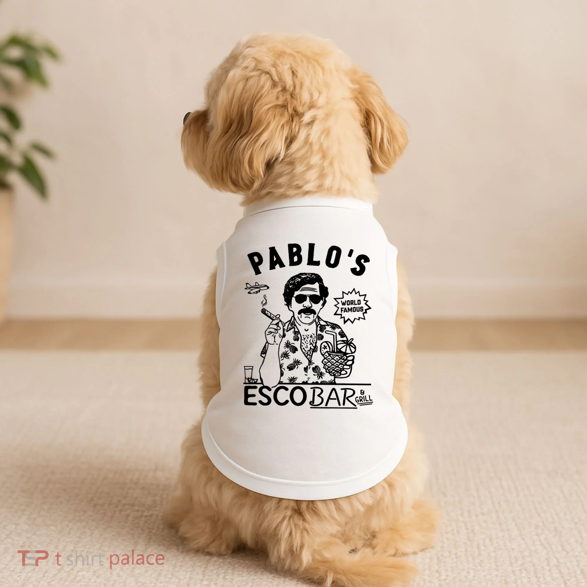 Pablo Escobar & Grill Doggie Tank