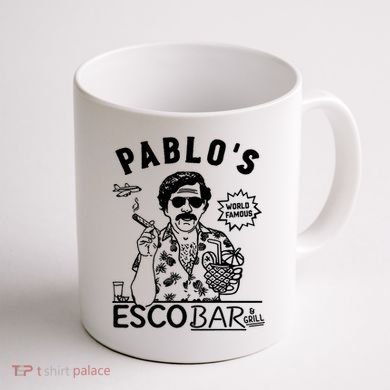 Pablo Escobar & Grill Coffee Mug back