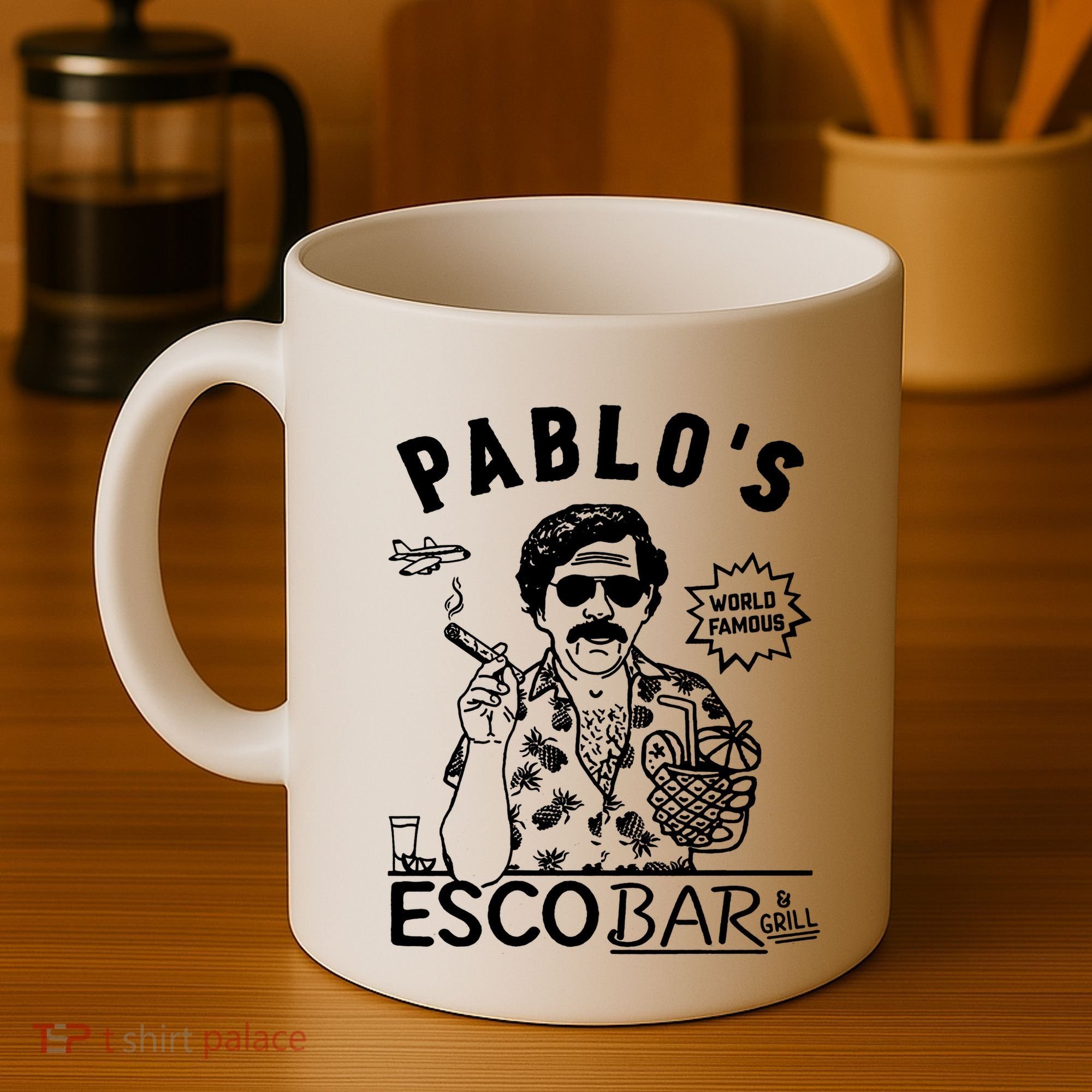 Pablo Escobar & Grill Coffee Mug