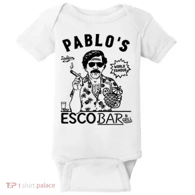 Pablo Escobar & Grill Baby Bodysuit