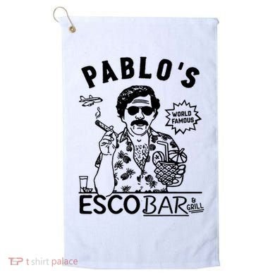 Pablo Escobar & Grill Golf Towel
