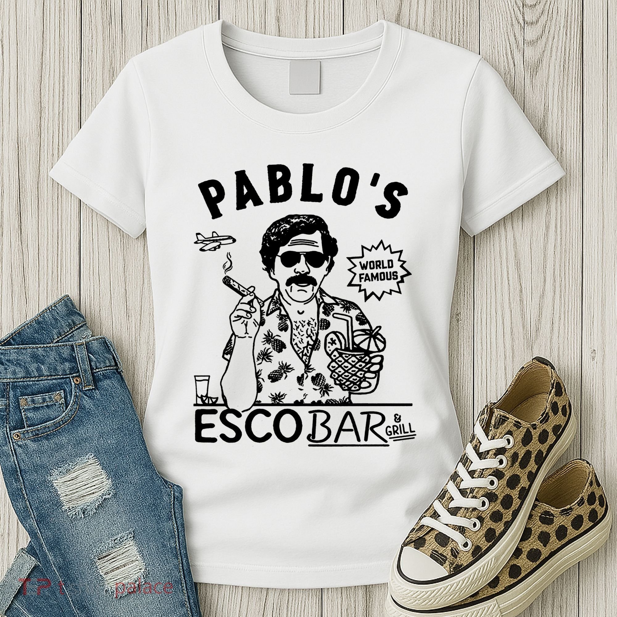 Pablo Escobar & Grill Women's T-Shirt