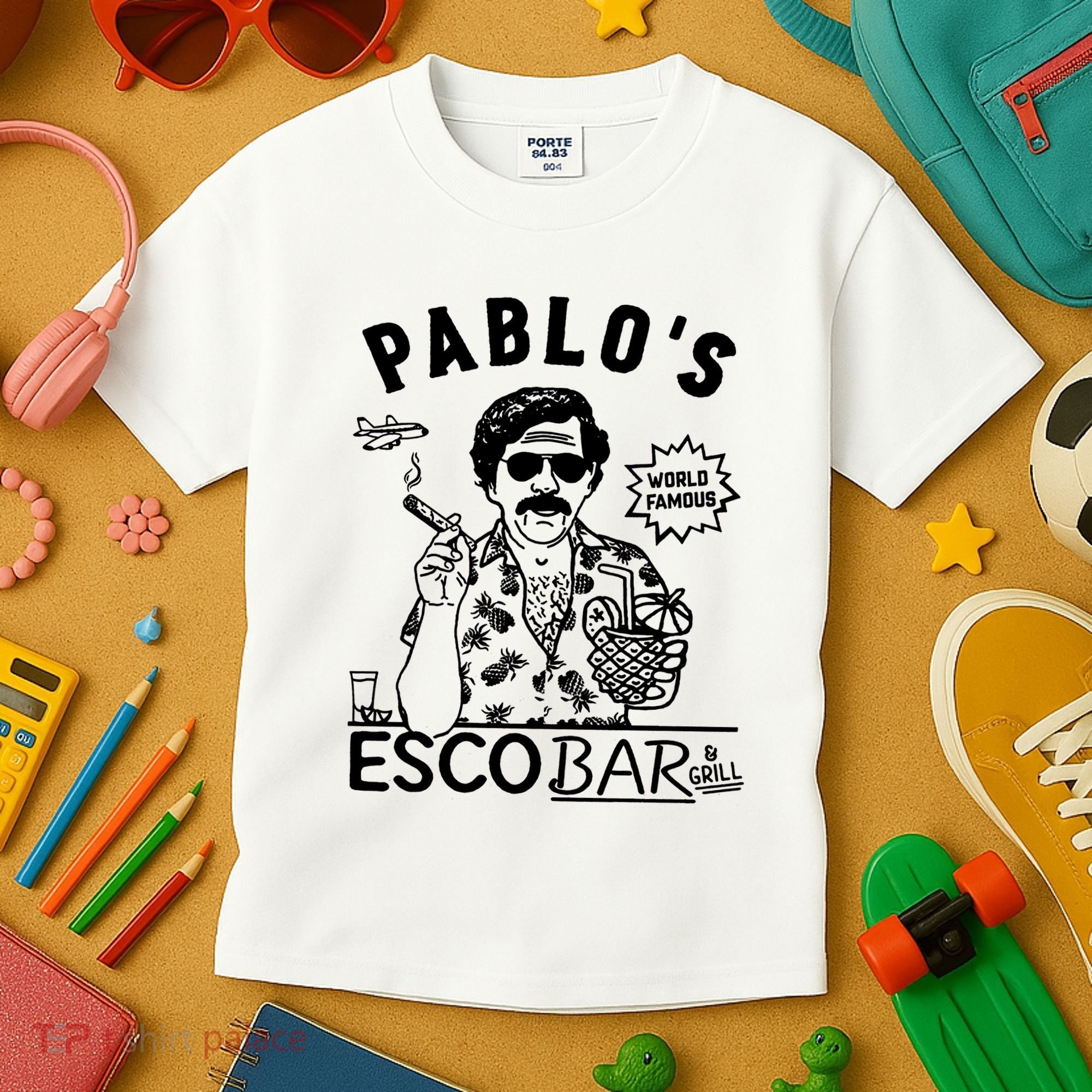 Pablo Escobar & Grill Kids T-Shirt