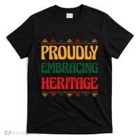 Proudly Embracing Heritage African American T-Shirt thumb 0