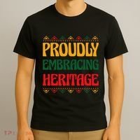Proudly Embracing Heritage African American T-Shirt thumb 3