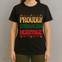 Proudly Embracing Heritage African American T-Shirt thumb 4
