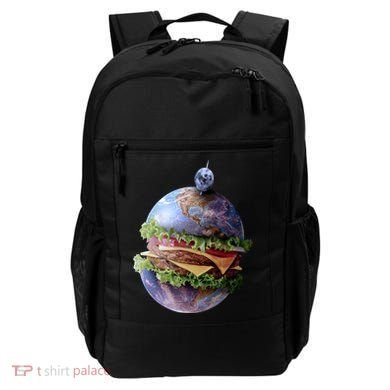 Planet Earth Hamburger Backpack