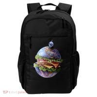 Planet Earth Hamburger Backpack thumb 0
