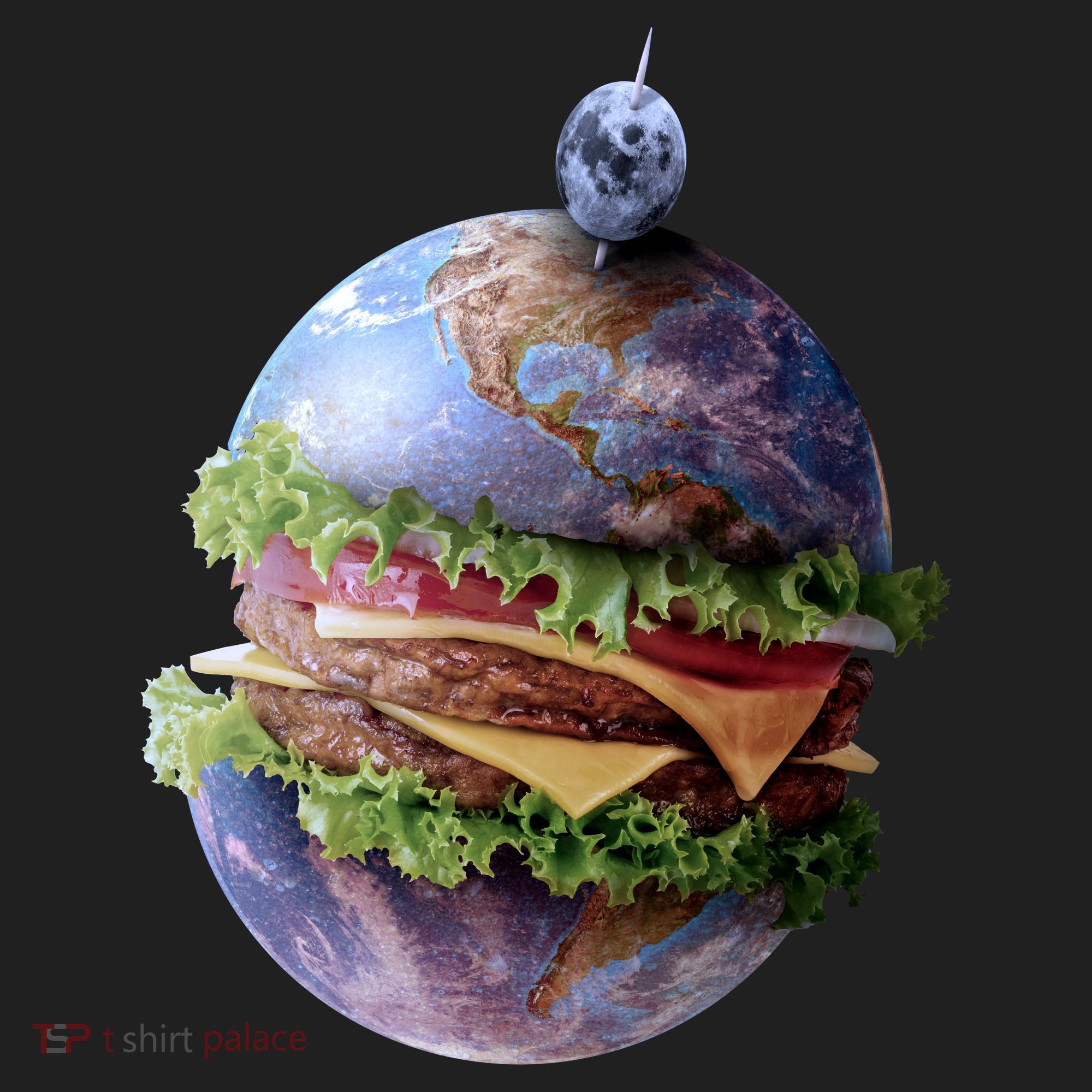 Planet Earth Hamburger Beanie
