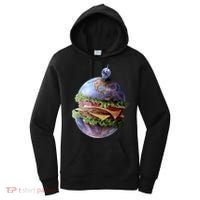 Planet Earth Hamburger Women's Hoodie thumb 0