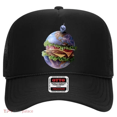 Planet Earth Hamburger Hat