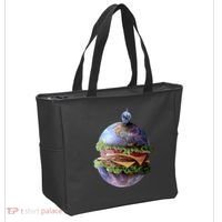 Planet Earth Hamburger Tote Bag thumb 2