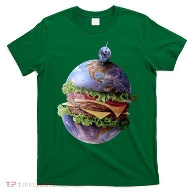 Planet Earth Hamburger T-Shirt