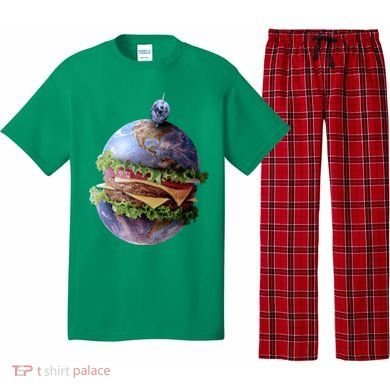 Planet Earth Hamburger Pajama Set