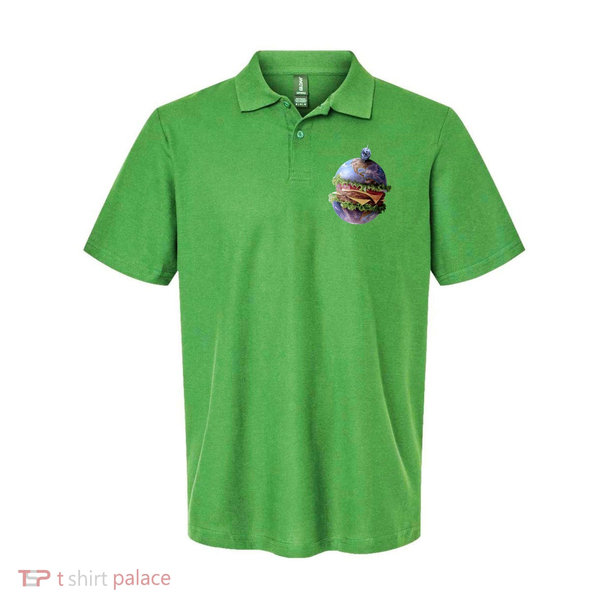 Planet Earth Hamburger Polo