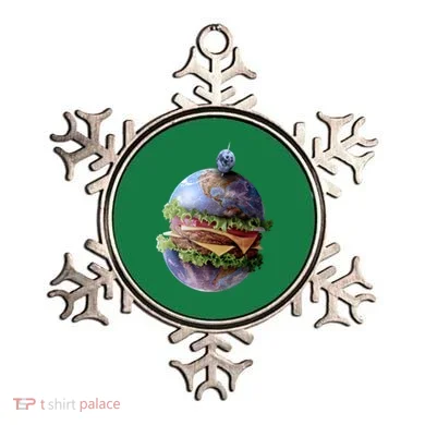 Planet Earth Hamburger Ornament