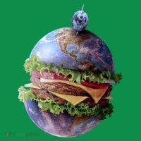 Planet Earth Hamburger Kids Long Sleeve Shirt thumb 2