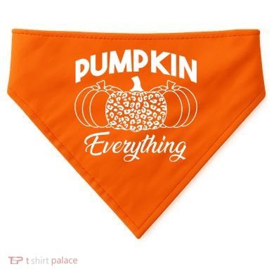 Pumpkin Everything Halloween Lover USA-Made Doggie Bandana