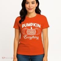 Pumpkin Everything Halloween Lover Women's T-Shirt thumb 4