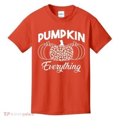 Pumpkin Everything Halloween Lover Kids T-Shirt