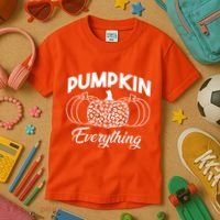 Pumpkin Everything Halloween Lover Kids T-Shirt thumb 3