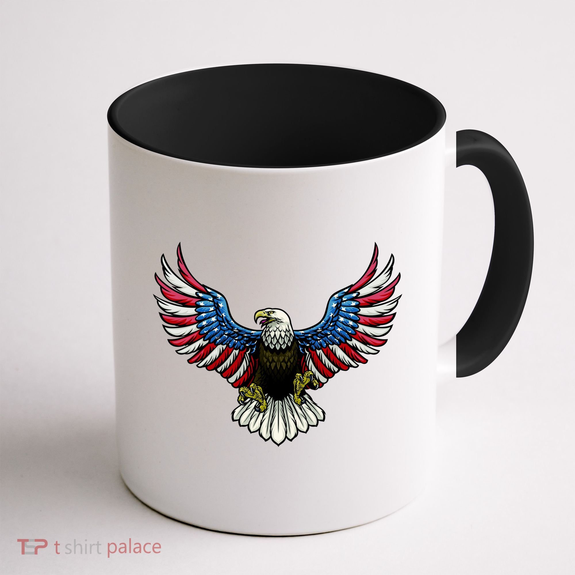 Patriotic Eagle Illustration Coffee Mug