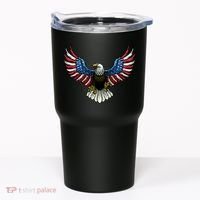 Patriotic Eagle Illustration Tumbler thumb 0