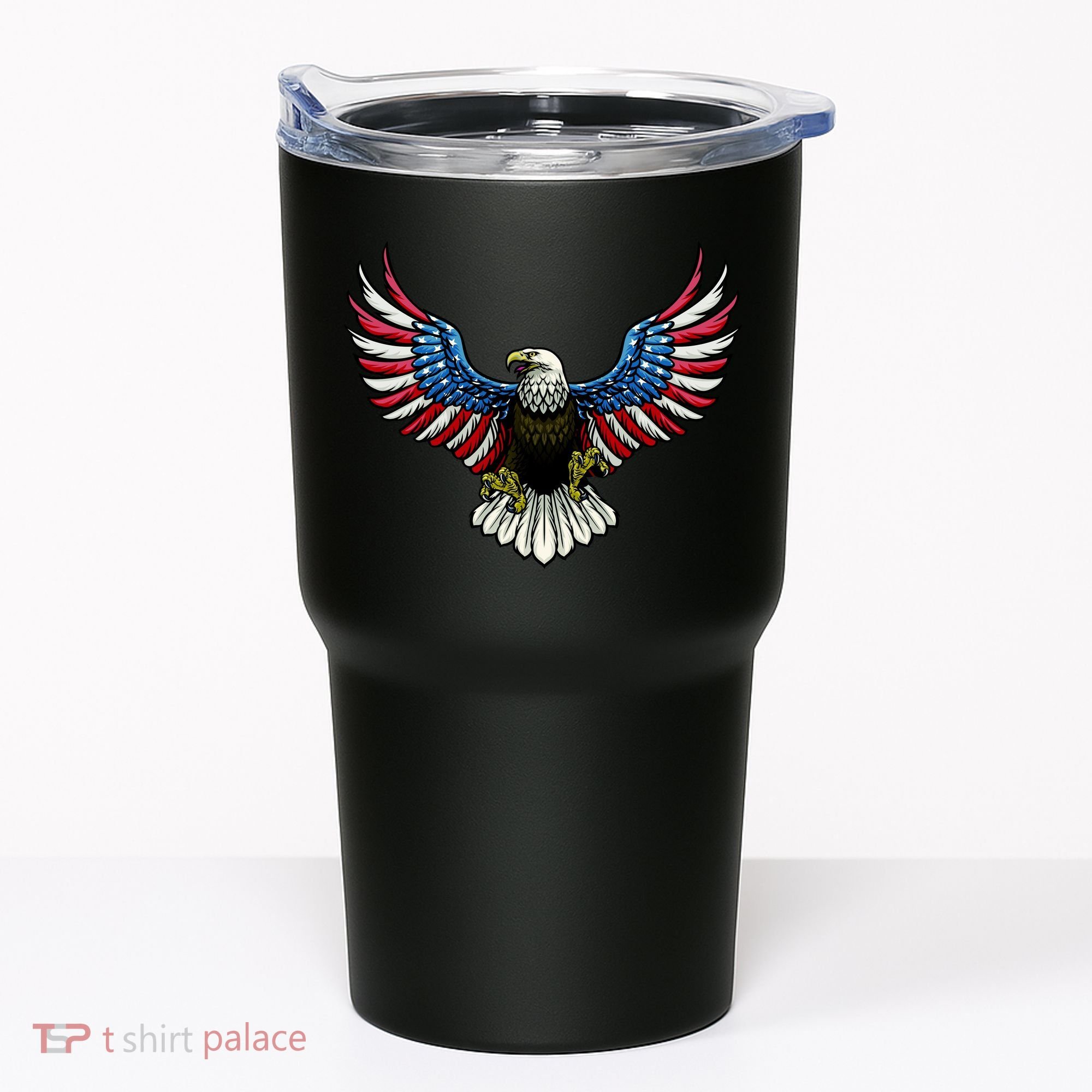 Patriotic Eagle Illustration Tumbler