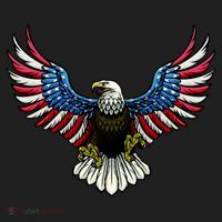 Patriotic Eagle Illustration Tumbler thumb 3
