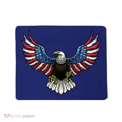 Patriotic Eagle Illustration Mousepad