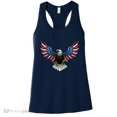 Patriotic Eagle Illustration Women's Tank Top