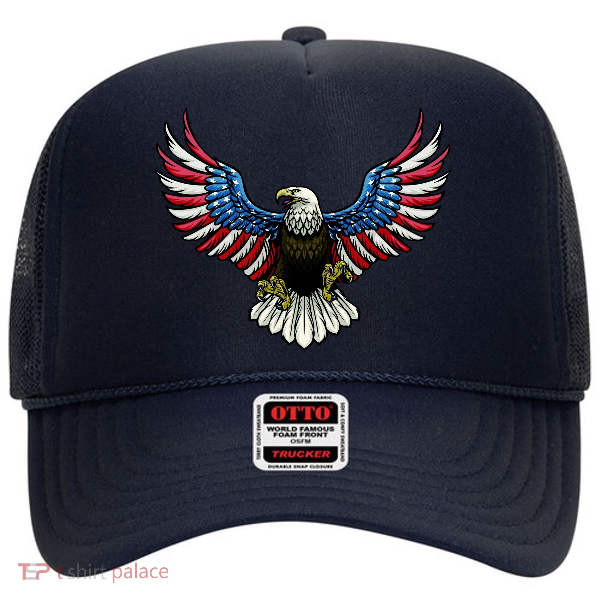 Patriotic Eagle Illustration Hat