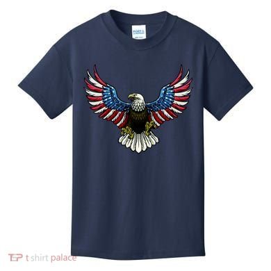Patriotic Eagle Illustration Kids T-Shirt