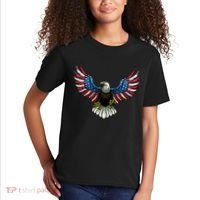 Patriotic Eagle Illustration Kids T-Shirt thumb 2