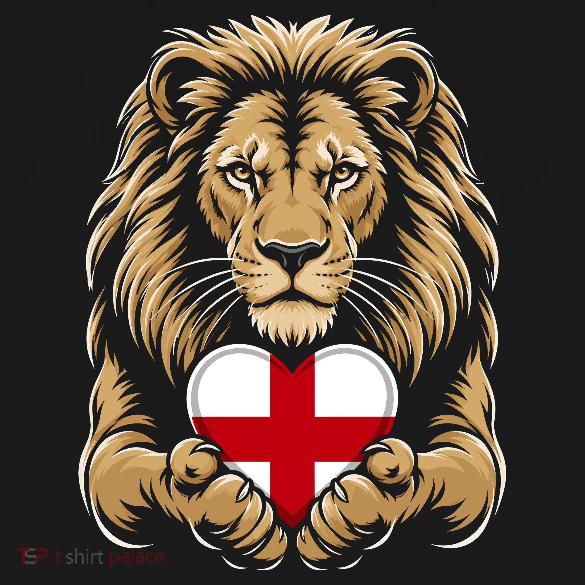 Proud England Lion Engaging Heart English Flag Emblem Gift Toddler Hoodie