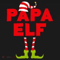 Papa Elf Matching Elf Papa Christmas Apron thumb 3