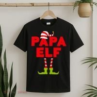 Papa Elf Matching Elf Papa Christmas T-Shirt thumb 2