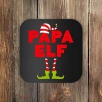 Papa Elf Matching Elf Papa Christmas Coaster thumb 0