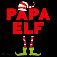 Papa Elf Matching Elf Papa Christmas Women's Hoodie thumb 2