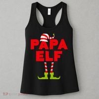 Papa Elf Matching Elf Papa Christmas Women's Tank Top thumb 3