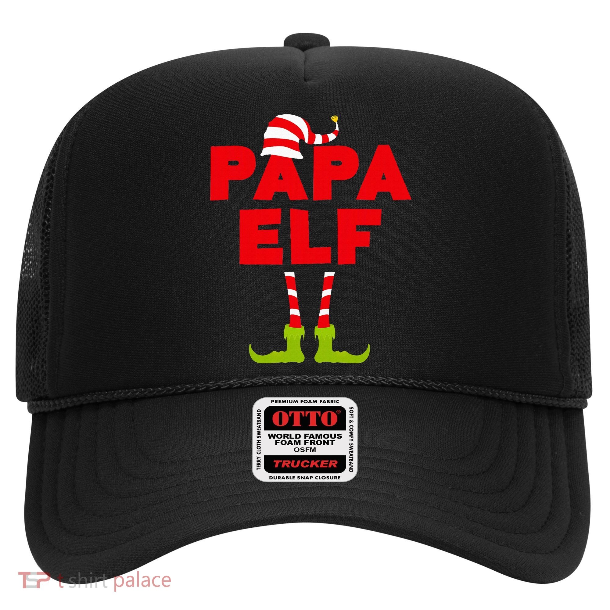 Papa Elf Matching Elf Papa Christmas Hat